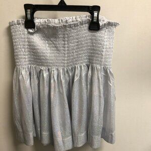 Queen of Sparkles Silver Skort size Small